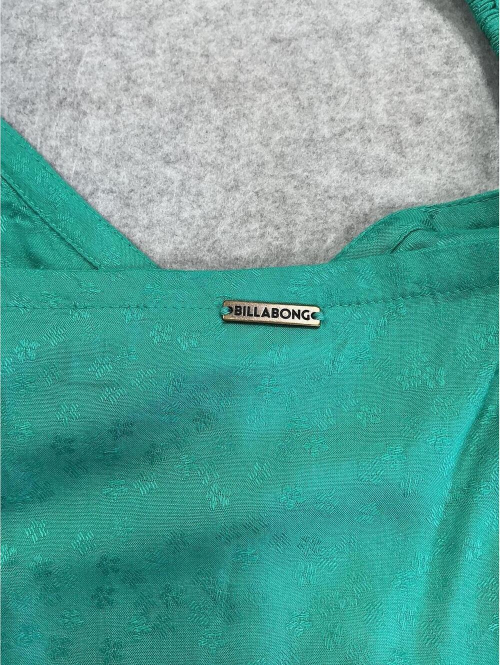 Billabong x Sincerely Jules Green Button Front Midi Dress Medium NWT - Picture 7 of 10